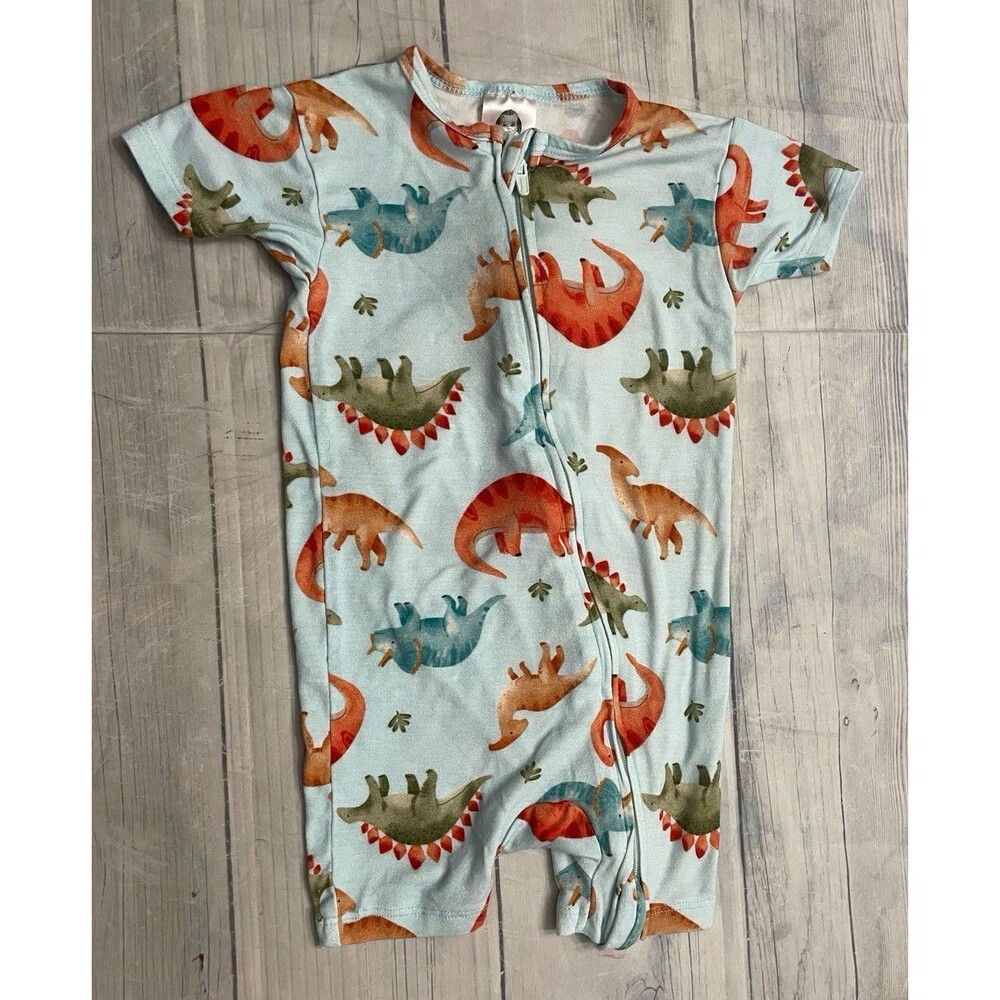 Gerber Viscose Baby Boy Dinosaurs Clothes Outfit, Size 6-9 months